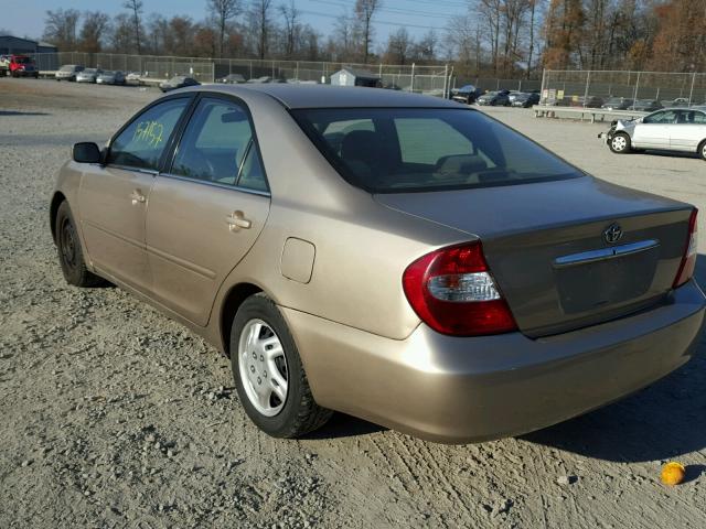 4T1BE30K43U668843 - 2003 TOYOTA CAMRY LE SILVER photo 3