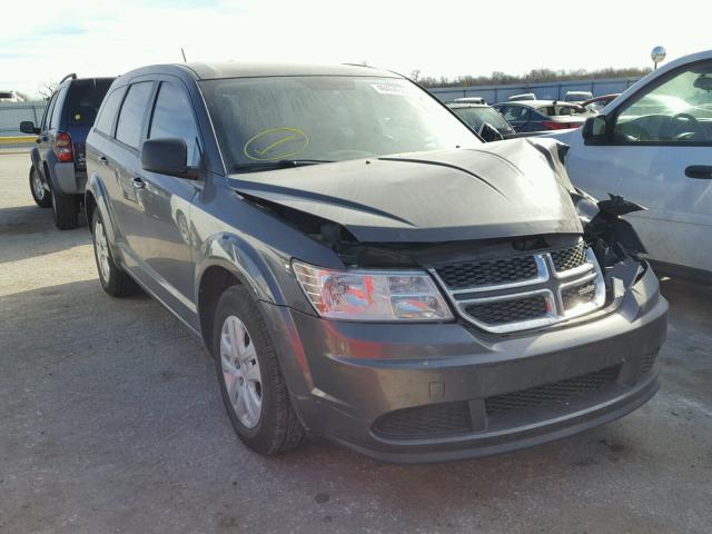 3C4PDCAB2FT535721 - 2015 DODGE JOURNEY SE GRAY photo 1