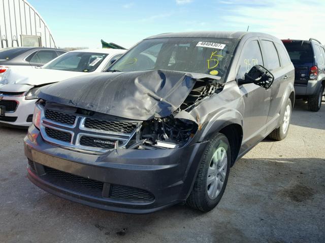 3C4PDCAB2FT535721 - 2015 DODGE JOURNEY SE GRAY photo 2