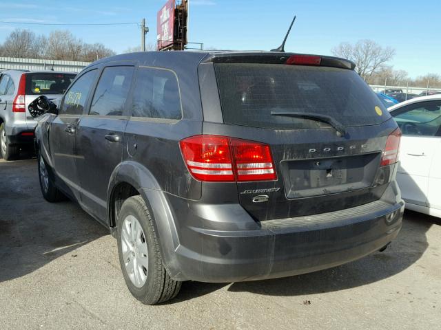 3C4PDCAB2FT535721 - 2015 DODGE JOURNEY SE GRAY photo 3