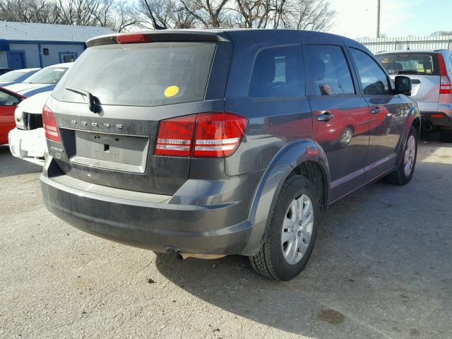 3C4PDCAB2FT535721 - 2015 DODGE JOURNEY SE GRAY photo 4