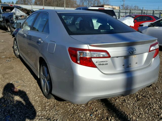 4T1BF1FK1EU404684 - 2014 TOYOTA CAMRY L SILVER photo 3