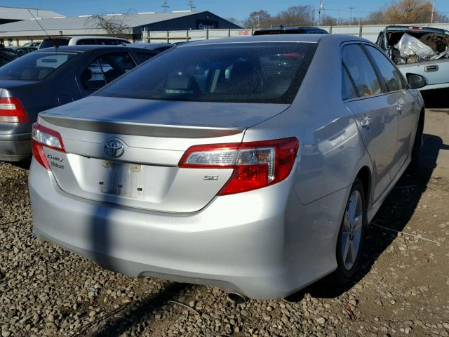 4T1BF1FK1EU404684 - 2014 TOYOTA CAMRY L SILVER photo 4