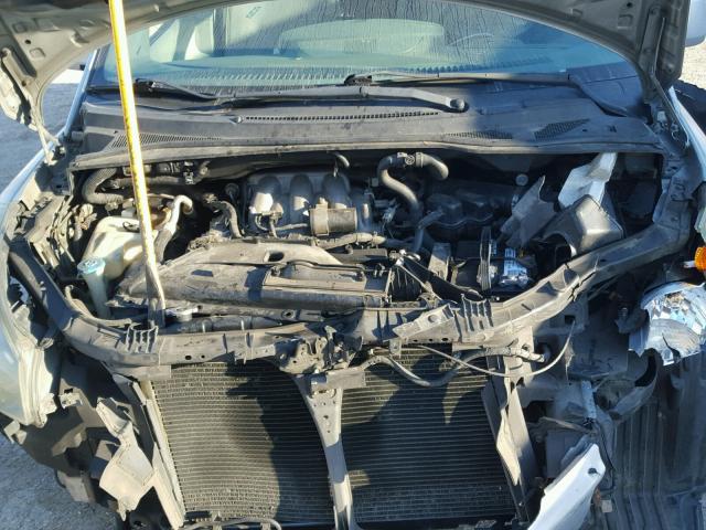 5N1BV28U45N122489 - 2005 NISSAN QUEST S SILVER photo 7