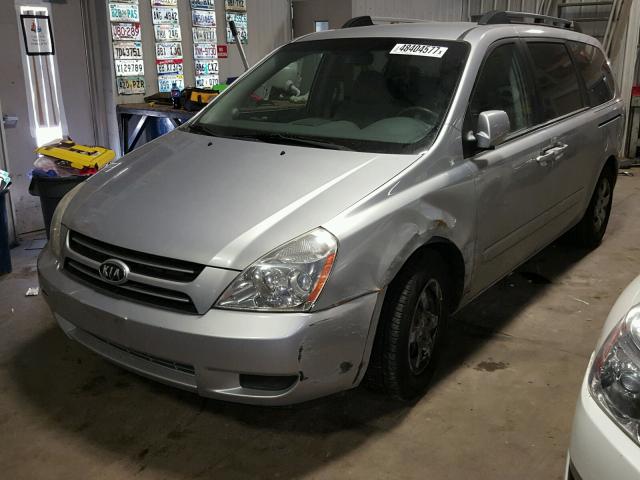 KNDMB233966029113 - 2006 KIA SEDONA EX SILVER photo 2