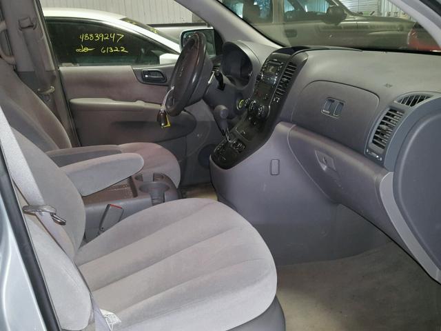 KNDMB233966029113 - 2006 KIA SEDONA EX SILVER photo 5