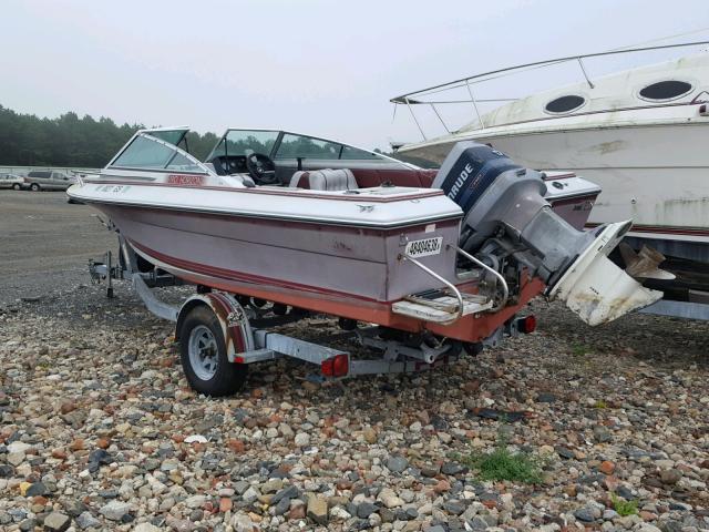 4WNMF597E787 - 1987 FOUR BOAT MAROON photo 3