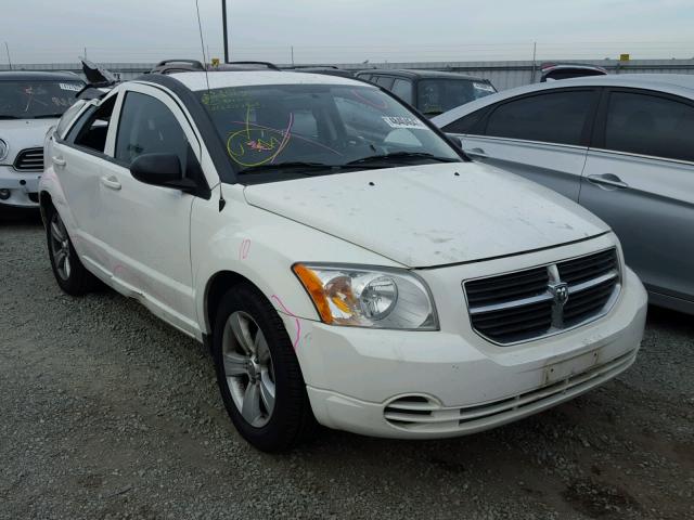 1B3CB4HA3AD559193 - 2010 DODGE CALIBER SX WHITE photo 1