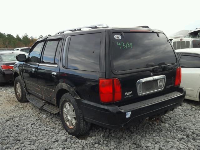5LMFU28R62LJ16097 - 2002 LINCOLN NAVIGATOR BLACK photo 3