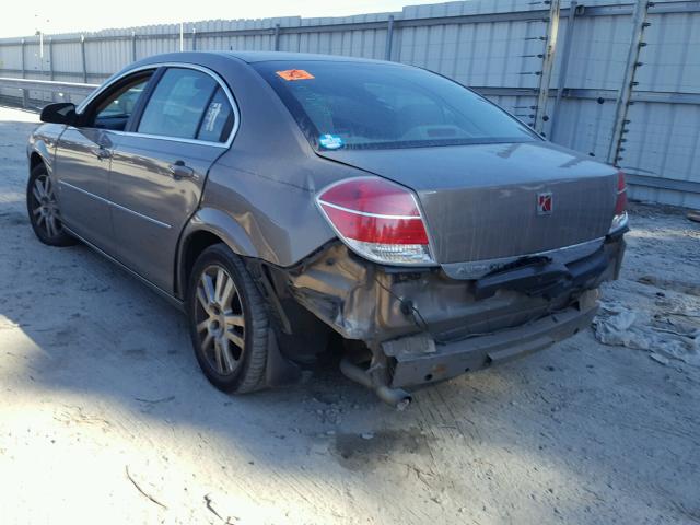 1G8ZS57N17F169753 - 2007 SATURN AURA XE TAN photo 3