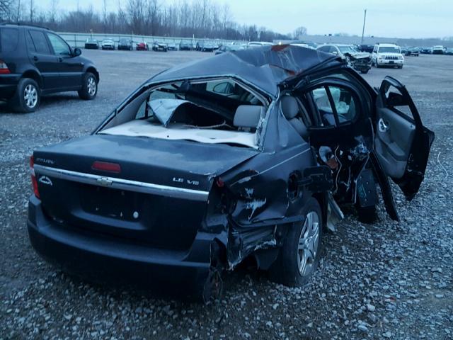 1G1ZS58N07F282901 - 2007 CHEVROLET MALIBU LS შავი ფოტო 4