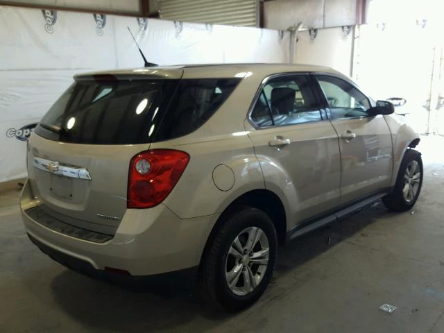 2GNALBEK0C6375276 - 2012 CHEVROLET EQUINOX LS GOLD photo 4