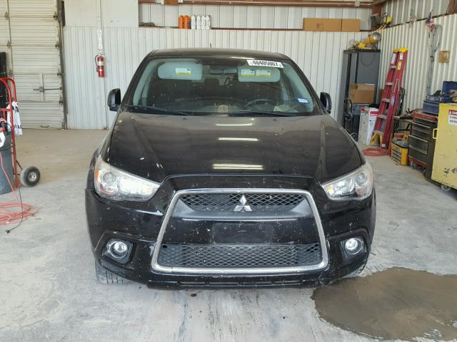 JA4AP4AU7CZ009443 - 2012 MITSUBISHI OUTLANDER BLACK photo 9