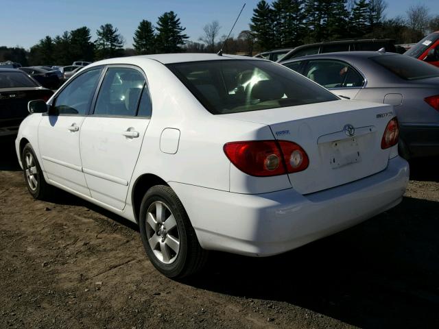 2T1BR30E45C429070 - 2005 TOYOTA COROLLA CE WHITE photo 3