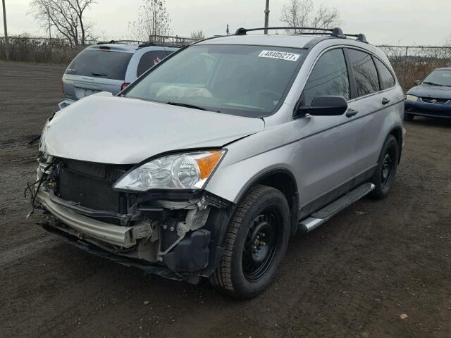 5J6RE3H30BL802259 - 2011 HONDA CR-V LX SILVER photo 2