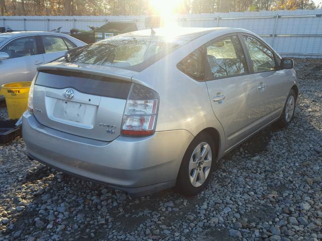 JTDKB20U953113100 - 2005 TOYOTA PRIUS GRAY photo 4