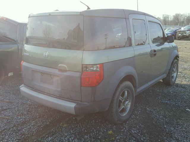 5J6YH28335L016375 - 2005 HONDA ELEMENT LX GREEN photo 4