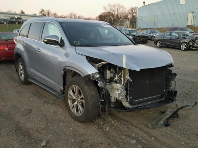 5TDJKRFH7FS110890 - 2015 TOYOTA HIGHLANDER SILVER photo 1