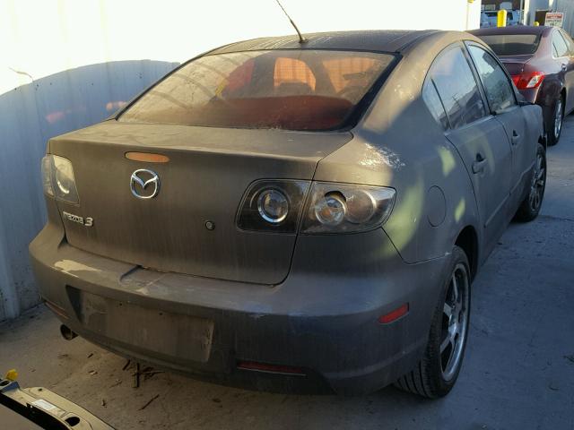 JM1BK12GX71747080 - 2007 MAZDA 3 I GRAY photo 4