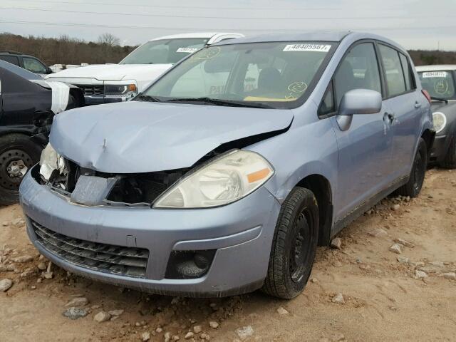 3N1BC13E89L423201 - 2009 NISSAN VERSA S SILVER photo 2