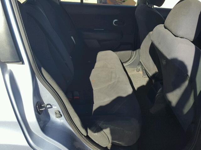 3N1BC13E89L423201 - 2009 NISSAN VERSA S SILVER photo 6