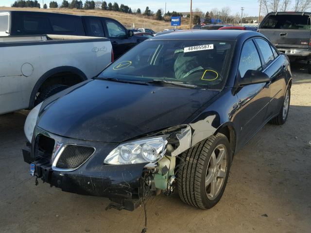 1G2ZG58N074253939 - 2007 PONTIAC G6 BASE BLACK photo 2