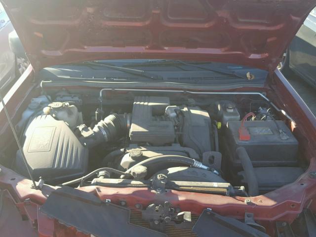 1GCCS136758122232 - 2005 CHEVROLET COLORADO BURGUNDY photo 7