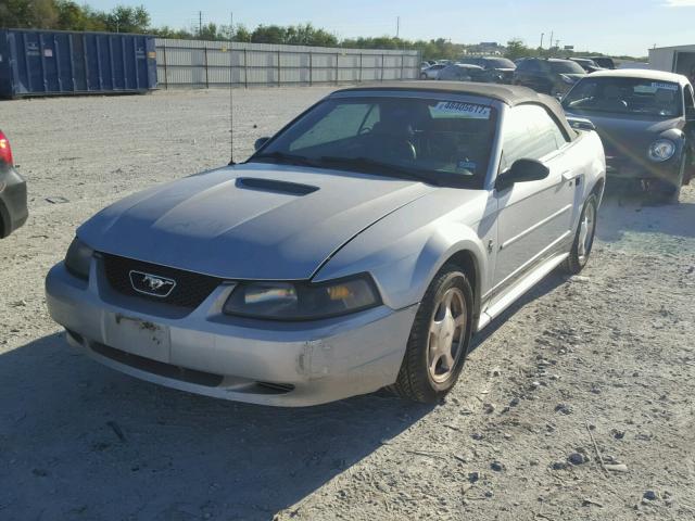 1FAFP44461F217745 - 2001 FORD MUSTANG SILVER photo 2