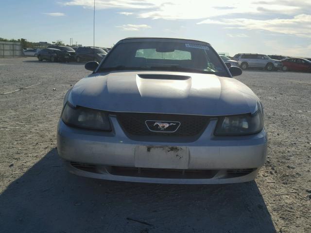 1FAFP44461F217745 - 2001 FORD MUSTANG SILVER photo 9