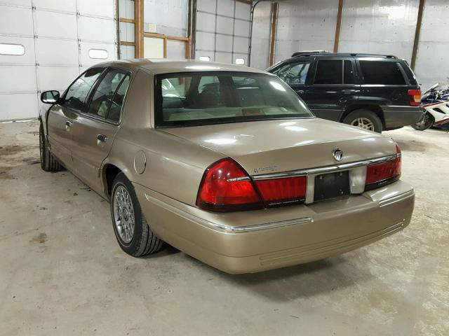 2MEFM74W9YX694219 - 2000 MERCURY GRAND MARQ TAN photo 3