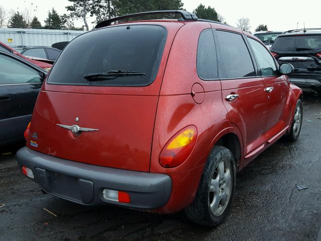 3C8FY4BB81T558318 - 2001 CHRYSLER PT CRUISER MAROON photo 4