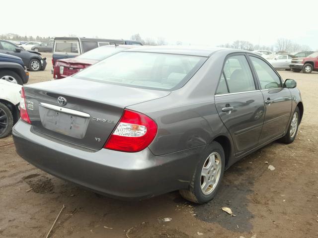 4T1BF30K63U546224 - 2003 TOYOTA CAMRY LE GRAY photo 4