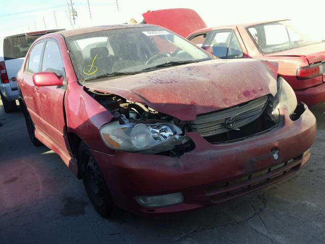 1NXBR32E84Z211384 - 2004 TOYOTA COROLLA CE RED photo 1