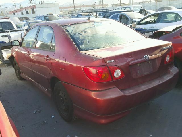 1NXBR32E84Z211384 - 2004 TOYOTA COROLLA CE RED photo 3