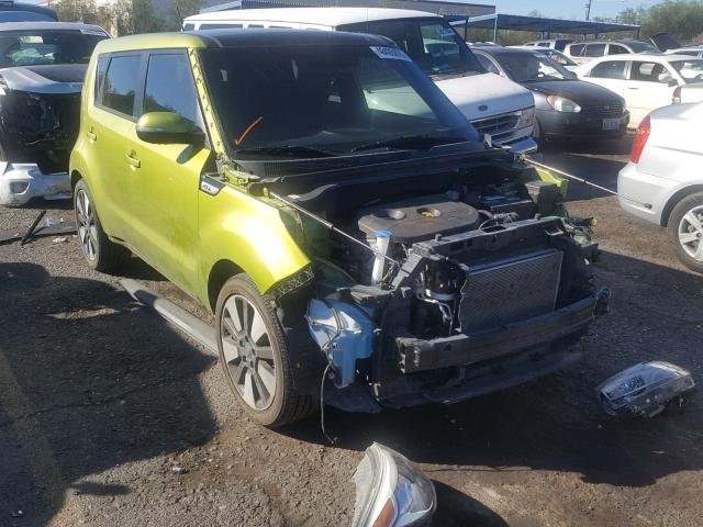 KNDJX3A57E7711043 - 2014 KIA SOUL ! GREEN photo 1