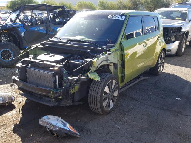 KNDJX3A57E7711043 - 2014 KIA SOUL ! GREEN photo 2