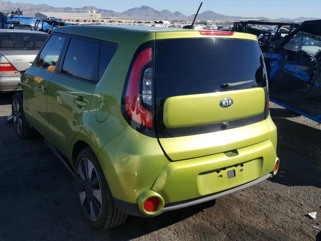 KNDJX3A57E7711043 - 2014 KIA SOUL ! GREEN photo 3