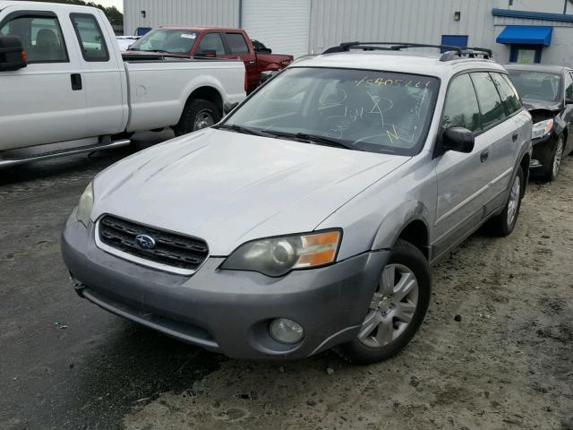 4S4BP61C357385323 - 2005 SUBARU LEGACY OUT GRAY photo 2