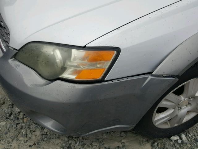 4S4BP61C357385323 - 2005 SUBARU LEGACY OUT GRAY photo 9