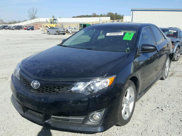 4T1BF1FKXDU688881 - 2013 TOYOTA CAMRY L BLACK photo 2