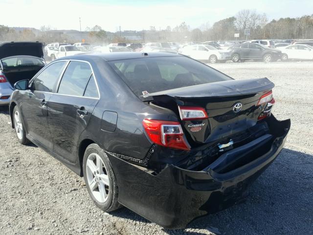 4T1BF1FKXDU688881 - 2013 TOYOTA CAMRY L BLACK photo 3