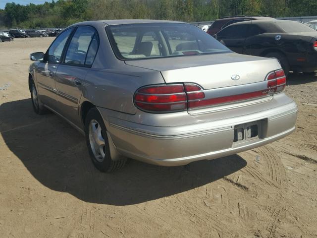 1G3NG52M4X6317186 - 1999 OLDSMOBILE CUTLASS GL თაფლისფერი ფოტო 3