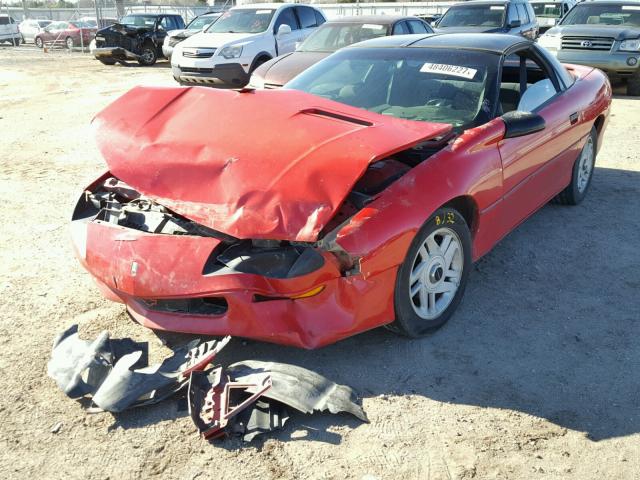 2G1FP22S3S2168886 - 1995 CHEVROLET CAMARO RED photo 2