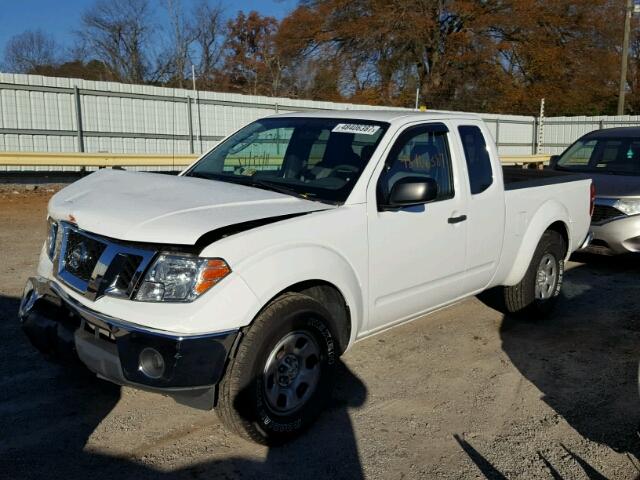 1N6BD0CT7AC435534 - 2010 NISSAN FRONTIER K WHITE photo 2