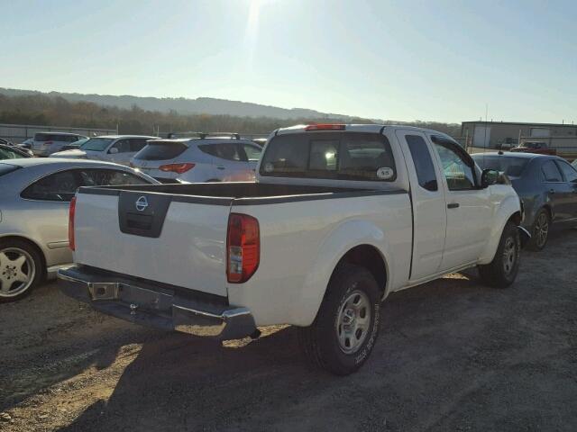 1N6BD0CT7AC435534 - 2010 NISSAN FRONTIER K WHITE photo 4