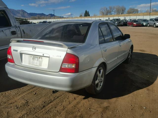 JM1BJ225610470528 - 2001 MAZDA PROTEGE LX SILVER photo 4