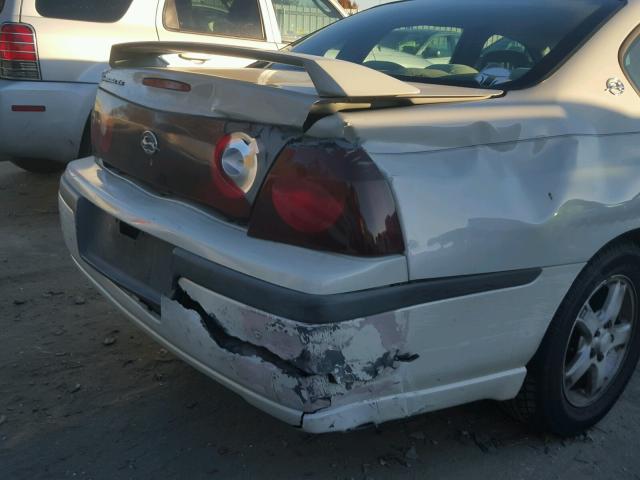 2G1WH52K839390279 - 2003 CHEVROLET IMPALA LS WHITE photo 10