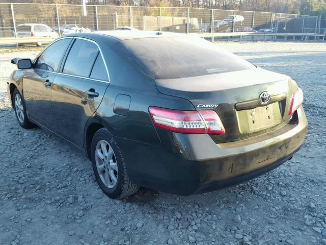 4T1BF3EK2AU517650 - 2010 TOYOTA CAMRY BASE მწვანე ფოტო 3
