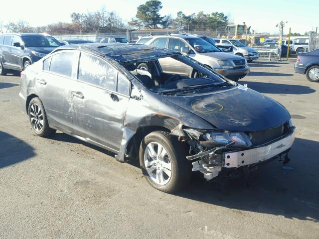 19XFB2F92DE287845 - 2013 HONDA CIVIC EXL GRAY photo 1