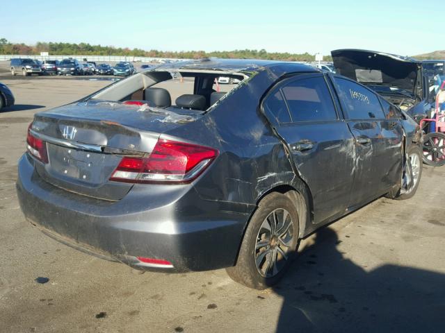 19XFB2F92DE287845 - 2013 HONDA CIVIC EXL GRAY photo 4